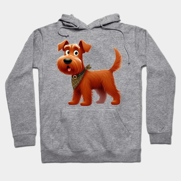 Cute Irish Terrier Hoodie by Dmytro